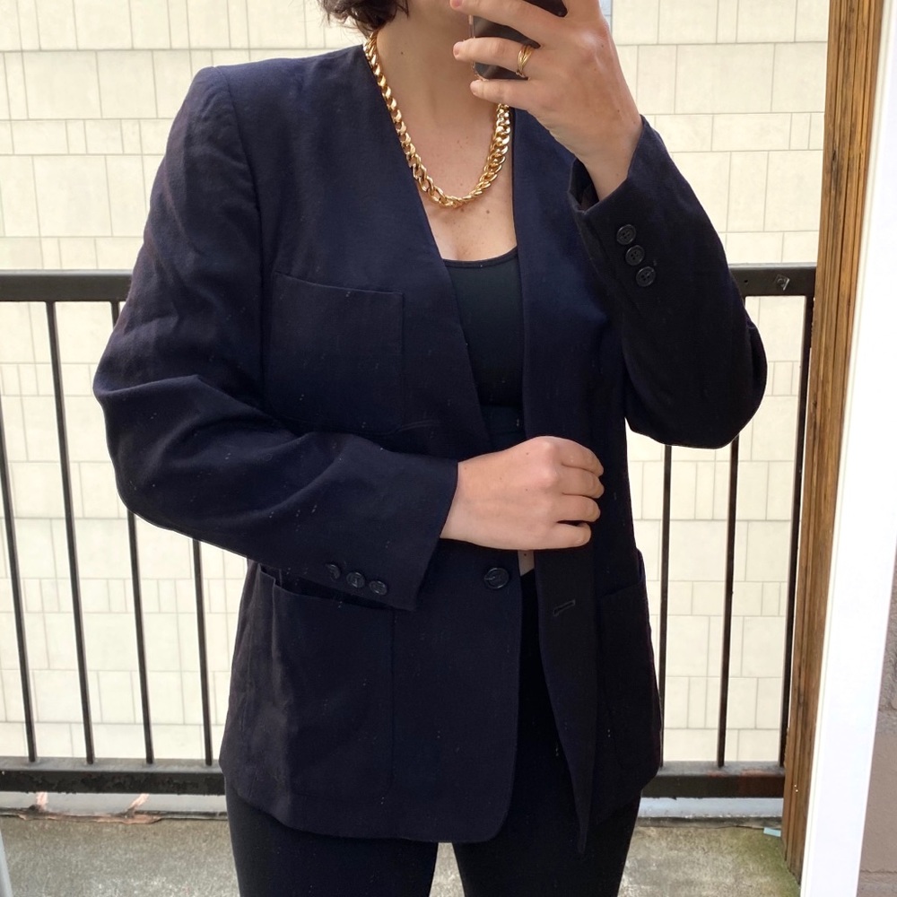 VTG Union made in the USA 100% Wool Blazer XS-L - Picture 2 of 6